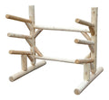 Log Kayak Rack 3 Place 1 Sided SUP Storage Rack Natural