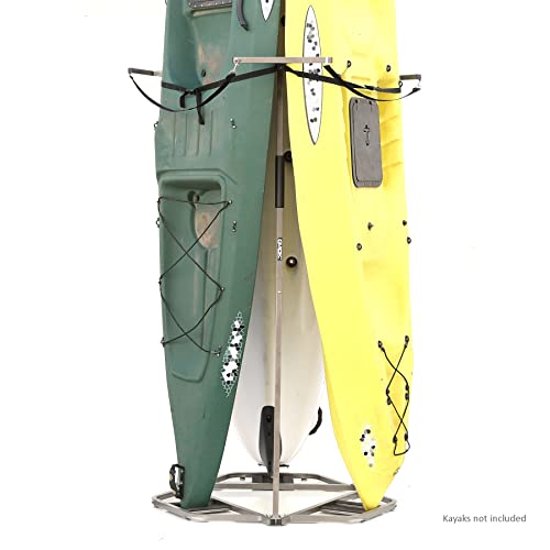 Glacik SPAREHAND Vertical Storage Rack for 3 Kayak/SUP Paddle Boards (G-760) Bronze