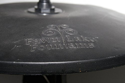 Fawn Lake Fountains 1HP Floating Pond and Lake Fountain Black