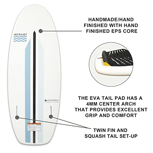 Jet Pilot Dylan Ayala Pro Model Wake Surfboard White