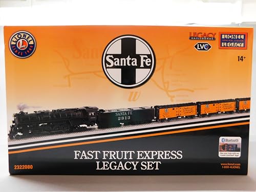 Lionel Santa Fe Fast Fruit Express Legacy Freight Train Set 2322080