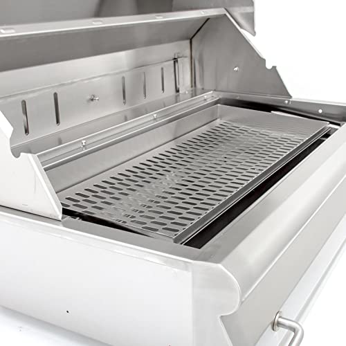 Blaze Outdoor Products 32-Inch Stainless Steel Charcoal Grill with Adjustable Charcoal Tray