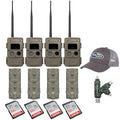 Cuddeback CuddeLink Wireless Trail Camera System 3rd Gen with PW-001 Accessories Bundle