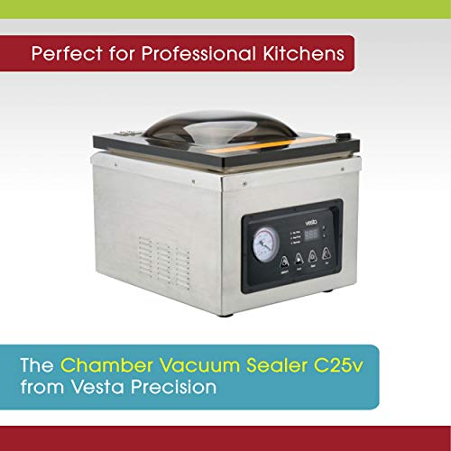 V Vesta Precision Chamber Vacuum Sealer C25v High-Speed 1100-Watt Oil Pump