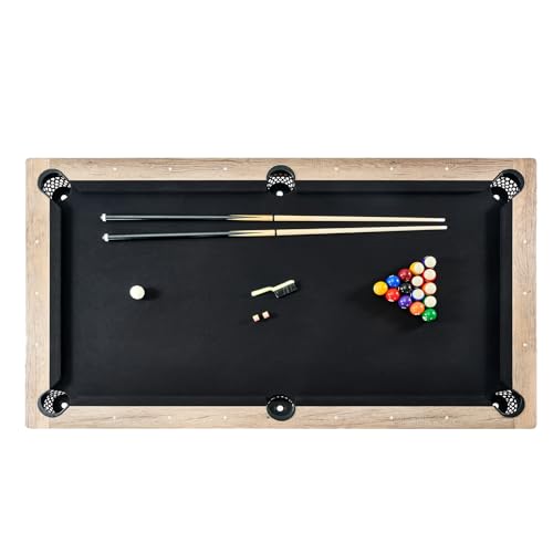 VEVOR 7 ft Billiards Table Black