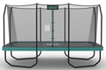 Skywalker Trampolines 9 x 15 FT Round Trampoline with Safety Enclosure Net Black