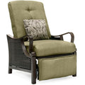 CAMBRIDGE Saratoga Hand-Woven Wicker Outdoor Reclining Chair Meadow Green