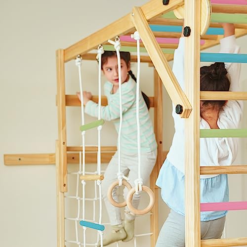 Avenlur Grove 8-in-1 Indoor Jungle Gym Colored Bars