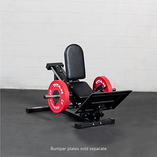 Titan Fitness Plate-Loaded Linear Hack Squat Press Machine