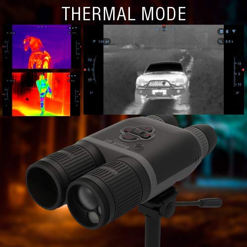theOpticGuru ATN BinoX 4T Thermal Binocular with Laser Range Finder Black