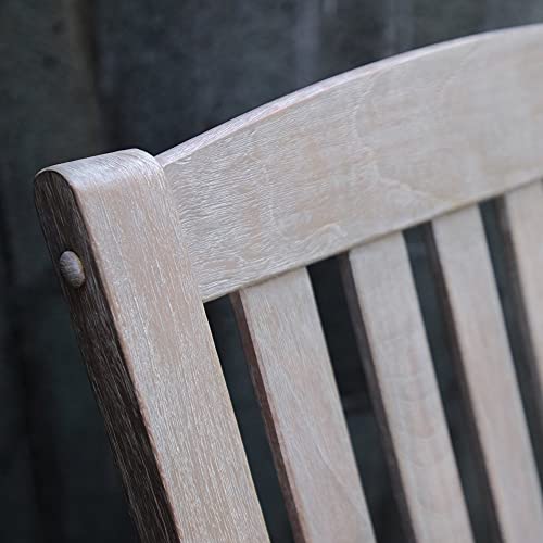 Cambridge Casual Superior Indonesian Arie Rocking Chair Chat Set Weathered Gray