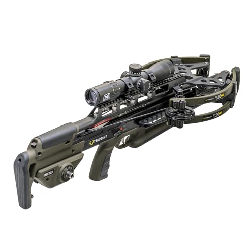 TenPoint TX 440 Crossbow Moss Green - 440 FPS, ACUslide MAXX, EVO-X Elite Scope & CenterPunch HPX Arrows