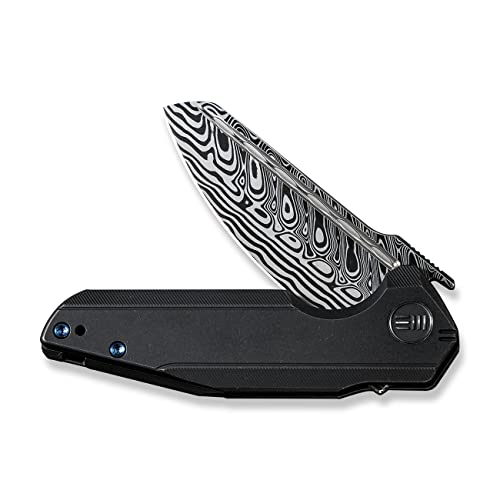 WE Starhawk Framelock Damascus Knife Multi