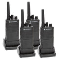 Motorola Solutions RMU2080 On-Site Rugged Two-Way Business Radio 4-Pack Black