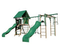 Lifetime Double Slide Deluxe Play Set Earthtone