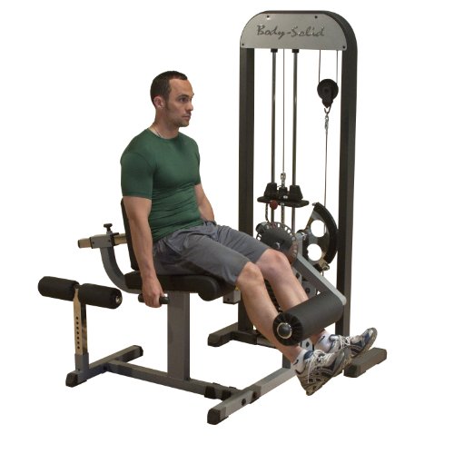 Body-Solid GCEC-STK Leg Extension and Leg Curl Machine Grey/Black