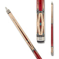 Spartan Billiards Pool Cue Stick - Crimson Stained Handle - Multi