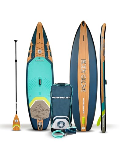 BODY GLOVE Performer 11 Inflatable Paddle Board - Deep Sea/Isle Green