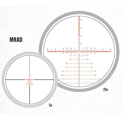 Vortex Optics Strike Eagle 5-25x56 First Focal Plane Riflescope EBR-7C Reticle MRAD Black