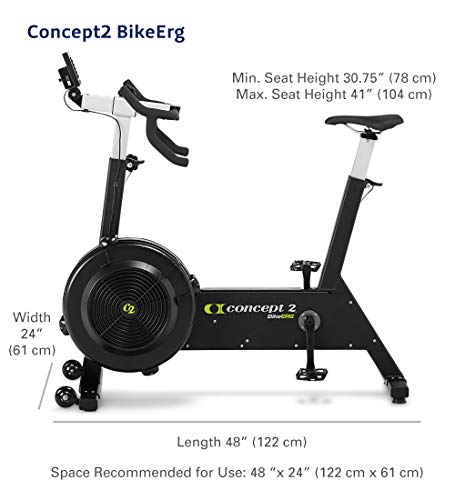 Concept2 BikeErg 2900 Stationary Exercise Bike Black