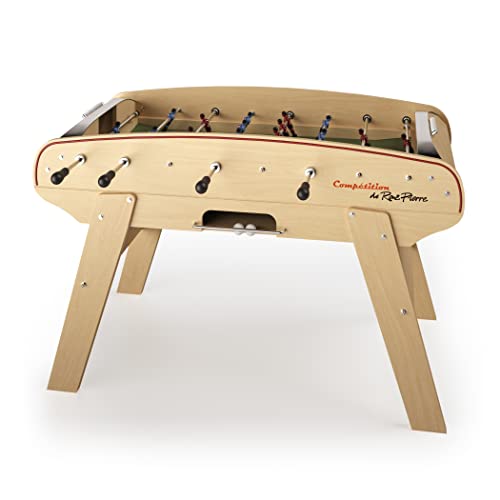 KETTLER René Pierre Competition Indoor Foosball Table Wood Grain
