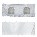 TentandTable 40' Premium Blockout Sidewall Kit for Hexagon High Peak Frame Canopy Tent White