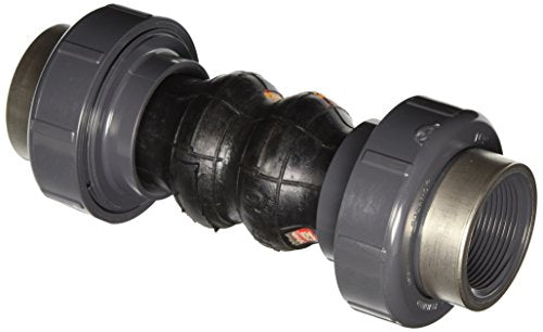 Spears Manufacturing EJ21-SR PVC Expansion Joint with EPDM Seal, 1-1/2" NPT Female, Stainless Steel