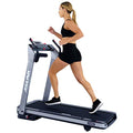 Sunny Health & Fitness ASUNA SpaceFlex Electric Running Treadmill Silver