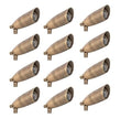 Westgate LED Low Voltage Landscape Lights Directional Spotlight Antique Bronze 5W (12 Pack)