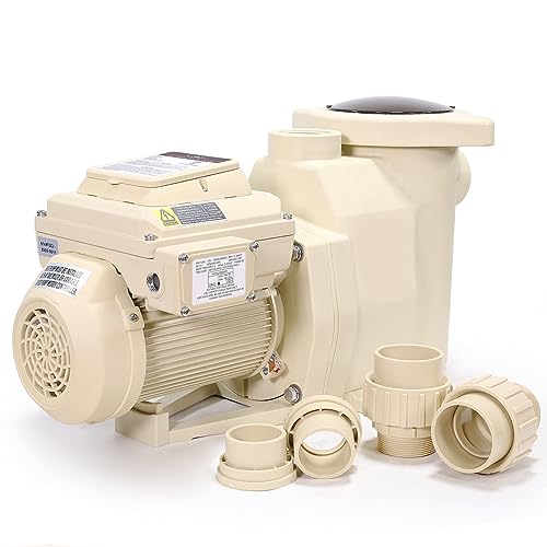XtremepowerUS 3.0HP High-Flo Pool Pump Variable Speed In-Ground Pool - Energy Star Certified
