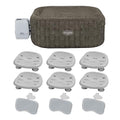 Bestway SaluSpa AirJet Inflatable Hot Tub with 140 Jets Brown