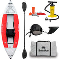 Solstice Flare 1 Person Inflatable Fishing Kayak Boat Flare Performance Kayak (1P)