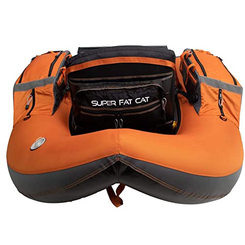 Outcast Sporting Gear Super Fat Cat Still Water Fishing Float Tube Gray/Orange