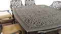 Patio Land Elizabeth 9pc Outdoor Dining Set Dark Bronze
