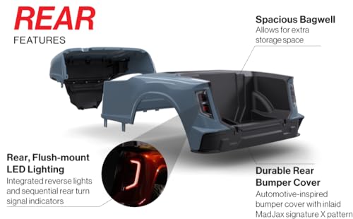 MADJAX Apex Body Kit for EZGO RXV Golf Cart Hyper Gray Metallic