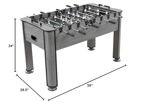 Triumph Sports 56" Medford Foosball Table Grey Wood Laminate