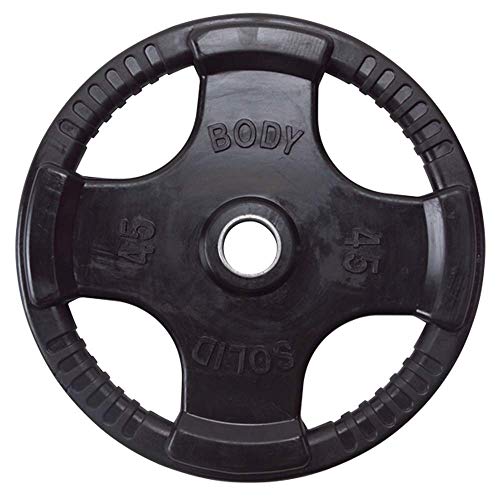 Body-Solid Olympic Weight Plates 455lbs Set Black