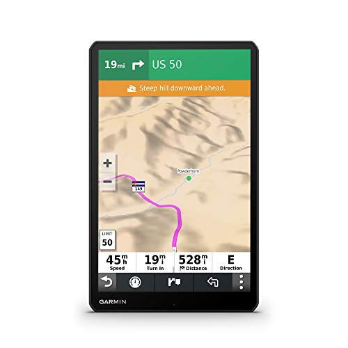 Garmin RV 1090 10" Navigator with Edge-to-Edge Display and Custom Routing Black