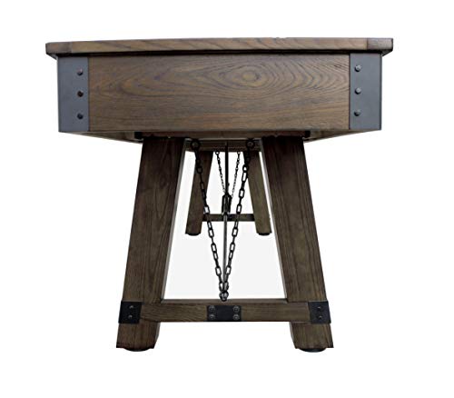 Hathaway Cheyenne 12' Shuffleboard Table Rustic Oak