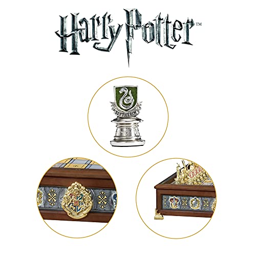 The Noble Collection Quidditch Chess Set Silver & Gold Plated Multicolor