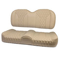 MODZ® FS2 Custom Golf Cart Front Seat for EZGO RXV - [2008-Up] - Khaki Base - Double Diamond Pattern