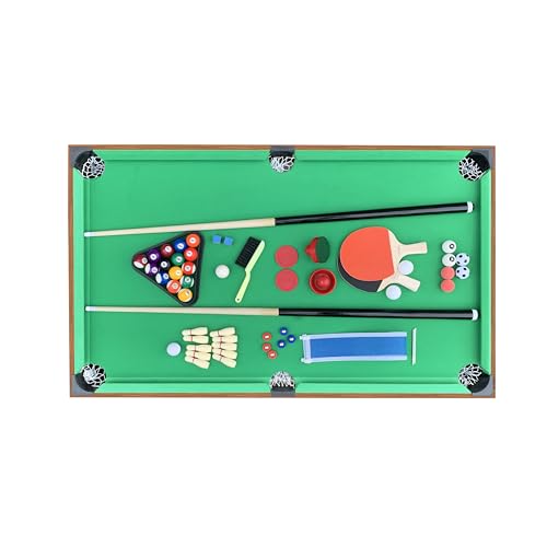 KICK Pentacle 55" 5-in-1 Multi Game Table Brown
