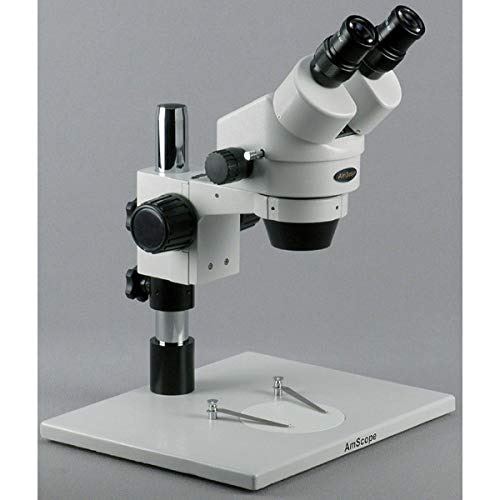 AmScope Professional Binocular Stereo Zoom Microscope 7x-90x White