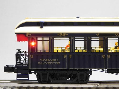 Lionel Wabash Wood Observation Coach 2 Pack O Gauge Natural Color