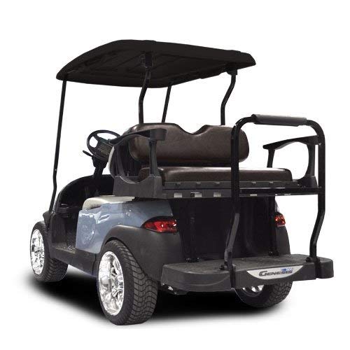 MADJAX Genesis 250 Steel Frame Golf Cart Seat Kit Black (Club Car Precedent 2004 - Up)