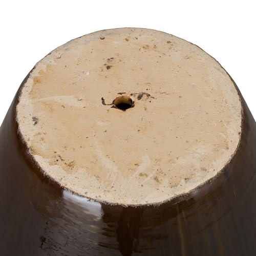 Emissary Java Stoneware Round Planter 24in. L x 23.5in. H