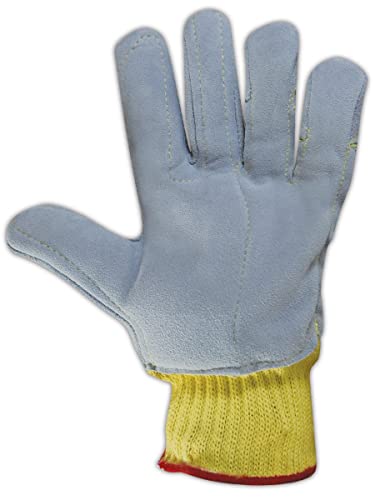 Magid Glove & Safety Cut Master Deerskin Leather Palm Glove Yellow 8 (Pack of 12)