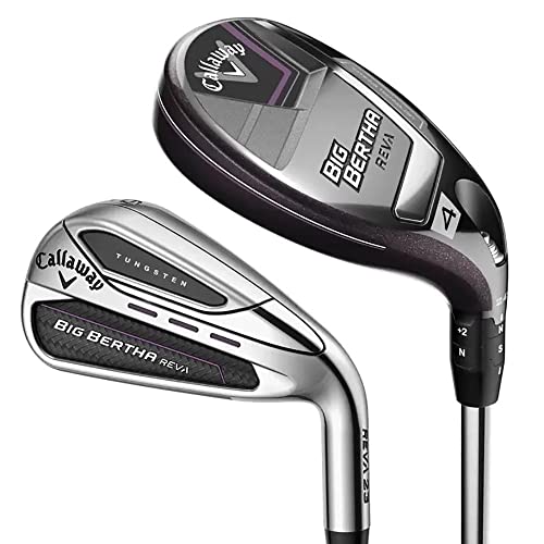 Callaway Golf Big Bertha REVA Women's Hybrid Iron Combo Set Eggplant