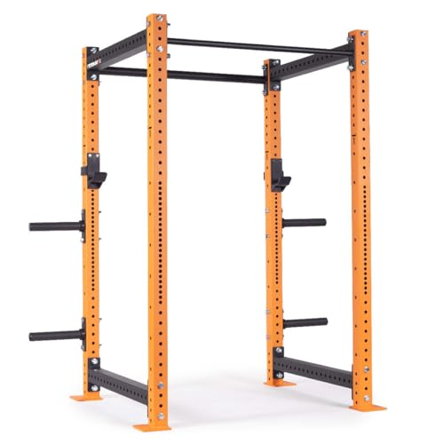 Titan Fitness X-3 Series 80" Orange Bolt-Down Power Rack