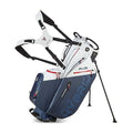 Big Max Dri Lite Hybrid Plus 14 Way Divider Golf Stand Bag White Navy Red